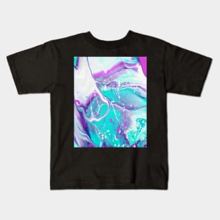 Cotton Candy - Teal and Magenta Variant Kids T-Shirt